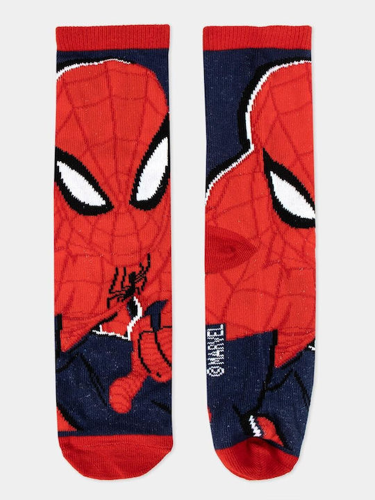 Spiderman Kindersocken RED-BLUE 4 Paar