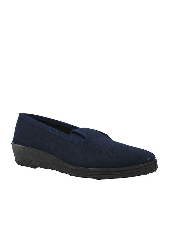 Winter Women's Slippers Navy Blue
