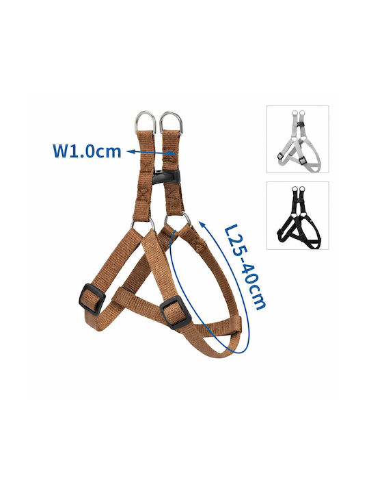 Nobleza 061204 Adjustable Dog Harness X-Small Brown