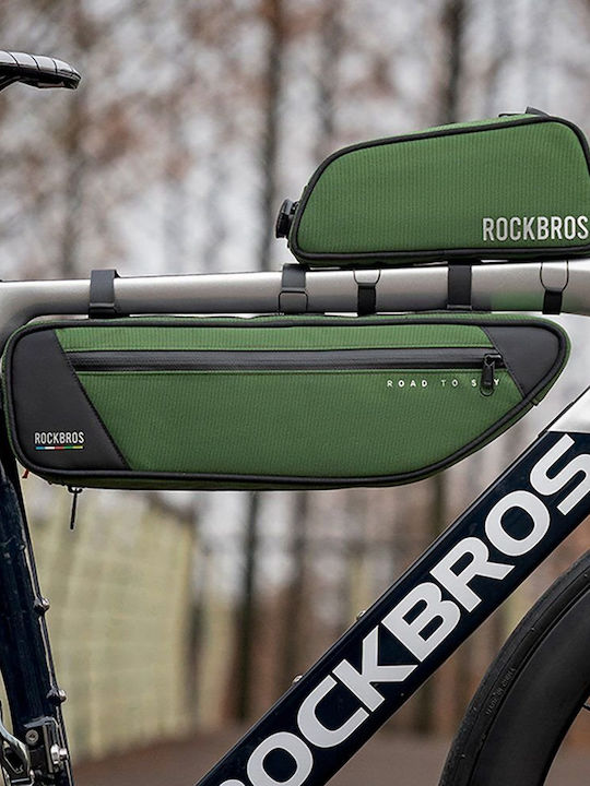 Rockbros Road To Sky Frame Bag Bicycle Bag 2L Green