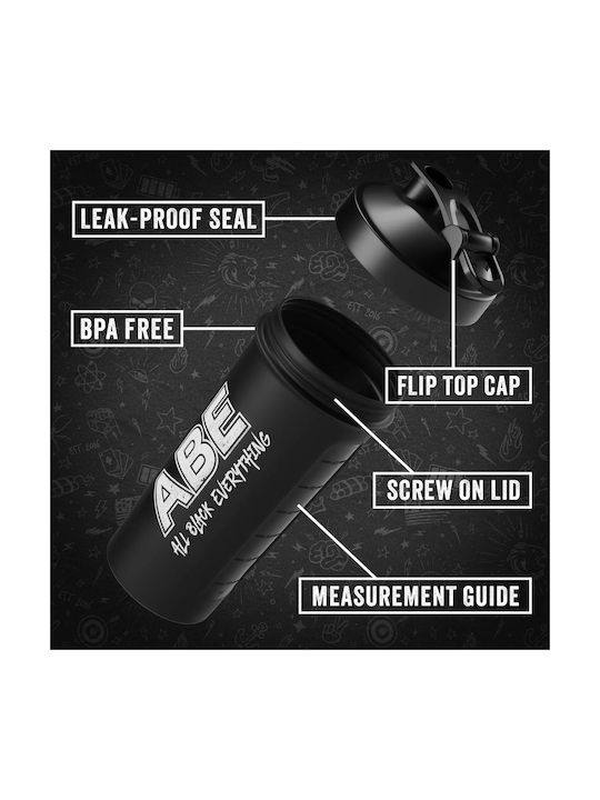Applied Nutrition Shaker Πρωτεΐνης 400ml Πλαστικό Μαύρο