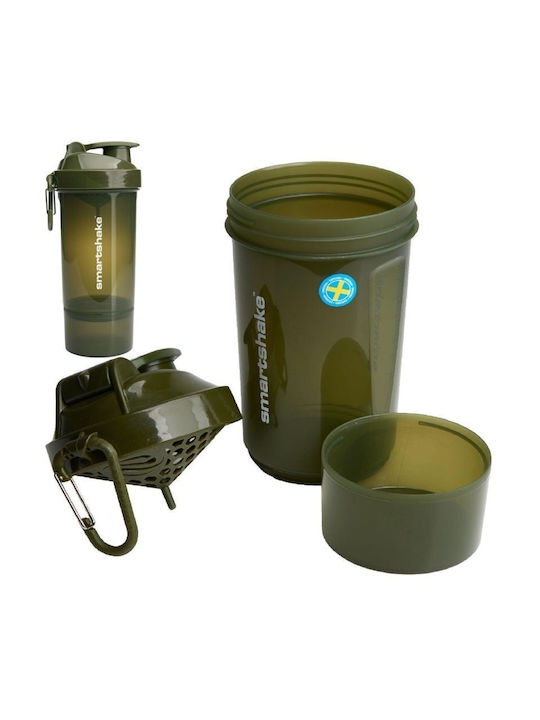 SmartShake Original2Go Plastic Protein Shaker 800ml Green