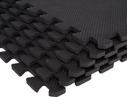 Kraft & Dele Podele Puzzle de Gimnastică Negre 60x60cm 6buc