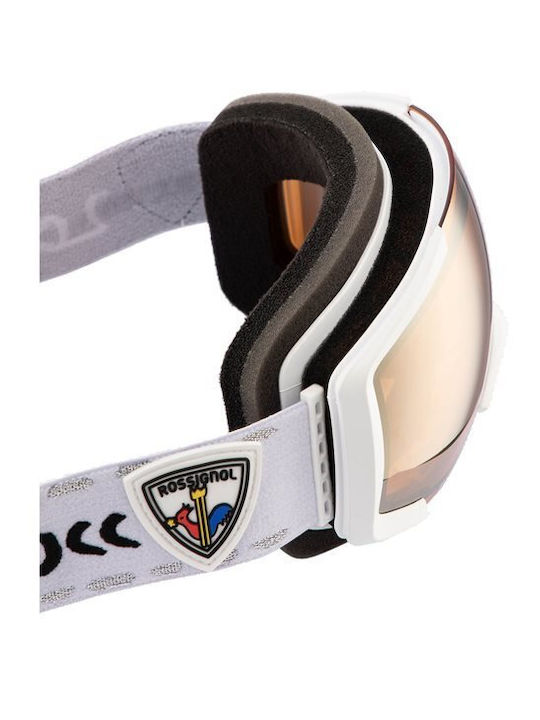 Rossignol Airis Sonar Маска За Ски И Сноуборд За Възрастни Бяла С Непрозрачни Стъкла В Многоцветен Цвят