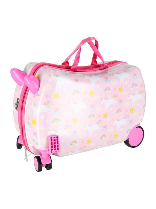 Kinder Handgepäck Hartschalenkoffer Rosa Pink Unicorn