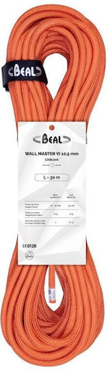 Kletterseil Beal Wall Master Vi 10,5mm Unicore 30m Orange 30 M Bc105w.30.o