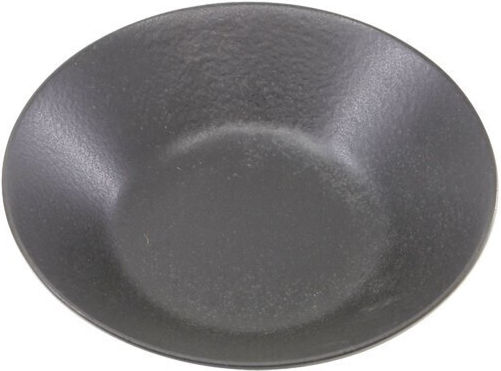 Porland Servierschale Rund Emaille Schwarze