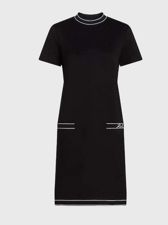 Лятна Mini T-shirt Рокля Черна