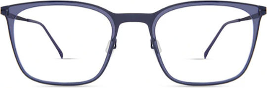 Modo 4120 Navy Blue Metal Prescription Eyeglass Frames