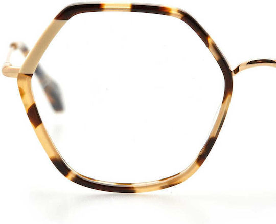 Kaleos Rawlings C-003 Brown Acetate Metal Prescription Eyeglass Frames