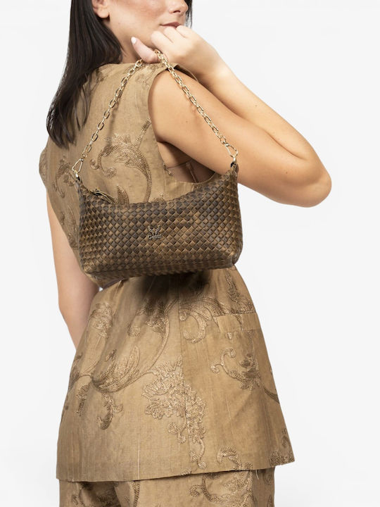 Women's Leather Shoulder Bag Green