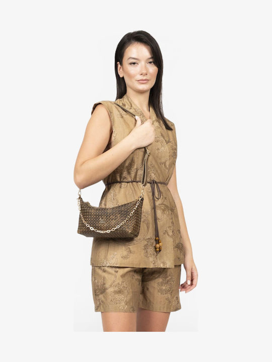 Women's Leather Shoulder Bag Green