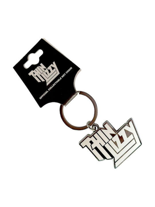 Metallic Keychain Thin Lizzy Logo Metal Keychain Tlkey01