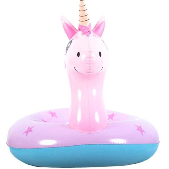 Aufblasbarer Schwimmring 70x70cm Rosa Einhorn 35657 Rosa