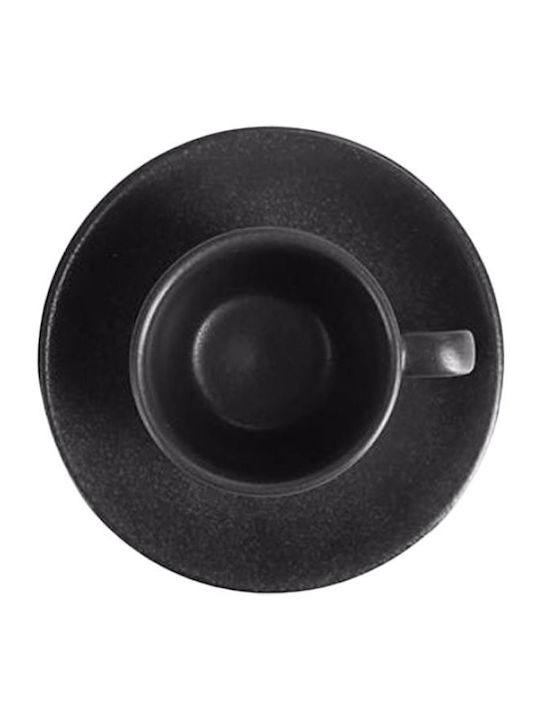 Porland Coffee Cup Made of Black Porcelain 80ml