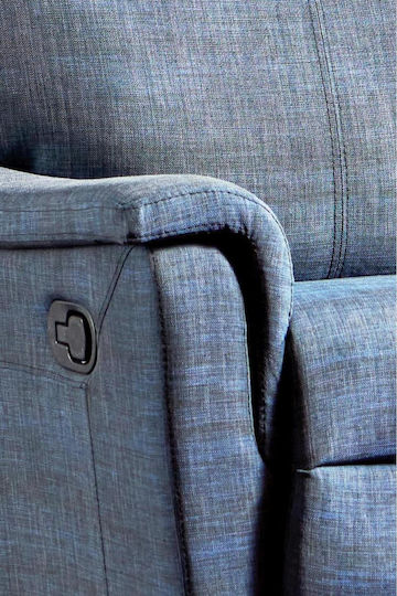 High Back Armchair Dark Blue 45x90x45cm High Back Armchair Dark Blue 45x90x45cm