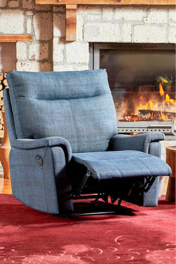 Hochlehner-Sessel Blau Dunkel 45x90x45cm
