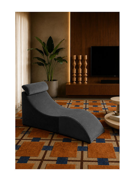 Relax Sessel Grau 50x130x50cm