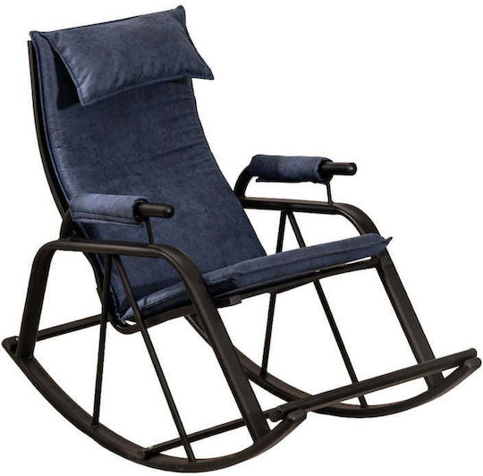 SteweHome Schaukelnder Sessel Dunkelblau 90x120cm