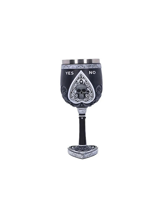 Nemesis Now Glass Goblet in Black Colour