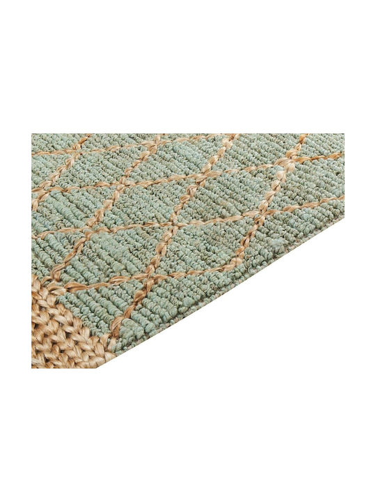 Beliani Χαλί Διάδρομος από Γιούτα Beige 80x300cm