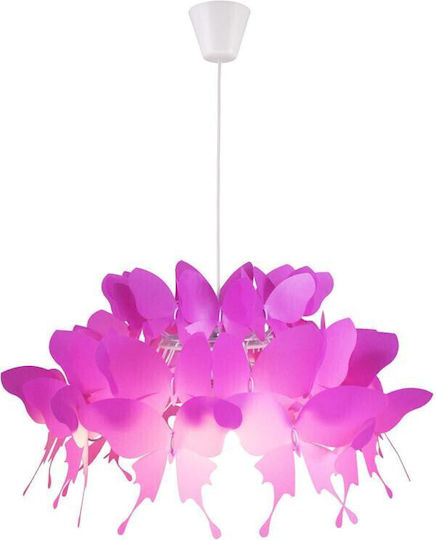 Light Prestige Lustră Suspendată Roz 50x50x50cm.