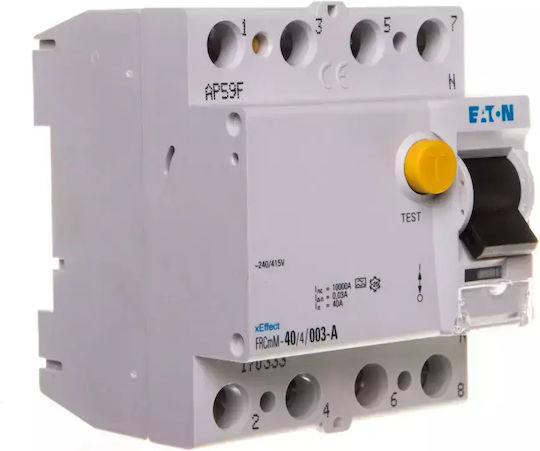 Întrerupător Diferențial 4P 40A 0,03A Tip A Frcmm-40 4 003-A 170333