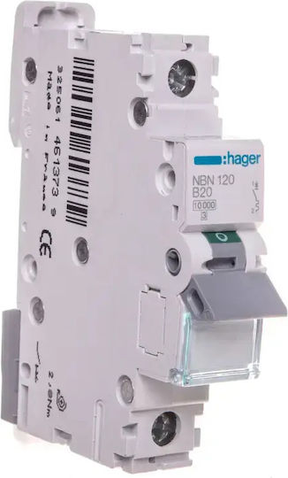 Comutator De Panou 1P B 20A 10kA AC NBN120 Supercharger