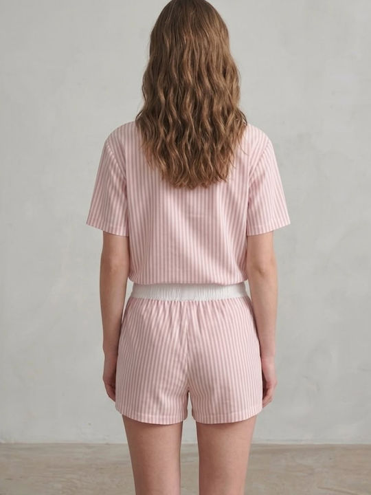 Set De Pijamale Dama De Vară Roz