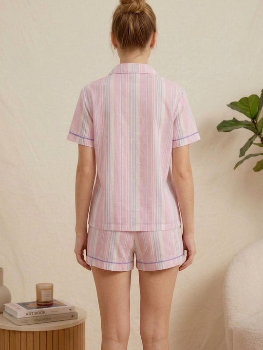 Set De Pijamale Dama De Vară Multicolor Ip9181