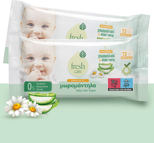 Fresh Care Baby-Feuchttücher Ohne Alkohol & Parabene