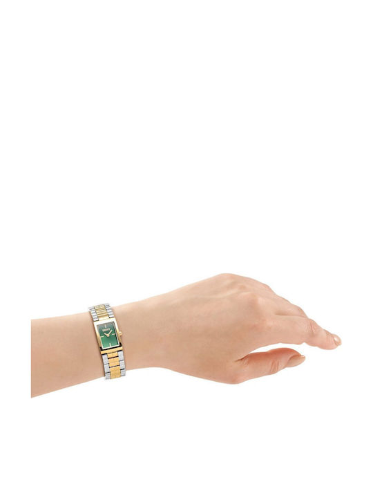 DKNY Women's Battery Watch with Gold Metal Bracelet