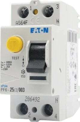 Eaton Differential Switch 2p 25a 0,03a Type Ac Pf6-25 2 003 286492