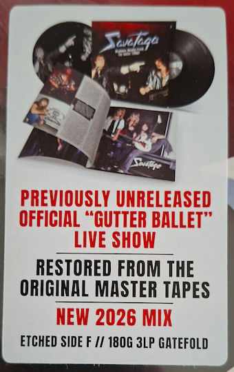 Savatage Madness Reigns From Gutter 1990 Vinyl