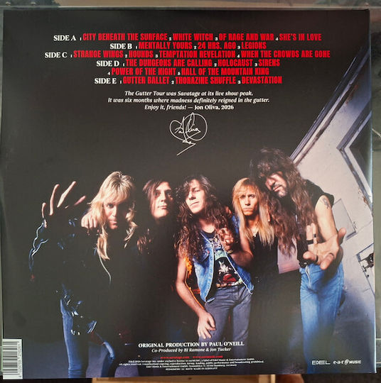 Savatage Madness Reigns From Gutter 1990 Vinyl