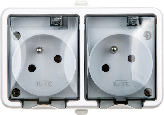 KOS Power Socket White 1pcs