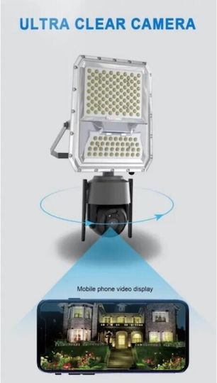 Solar LED Flood Light 30W with Photocell and Remote Control