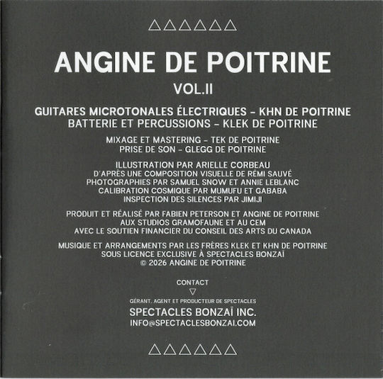 Angine De Poitrine Vol Ii Cd