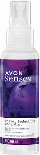 Avon Senses Velvet Seduction Орхидея Боровинка Спрей за тяло 100 мл