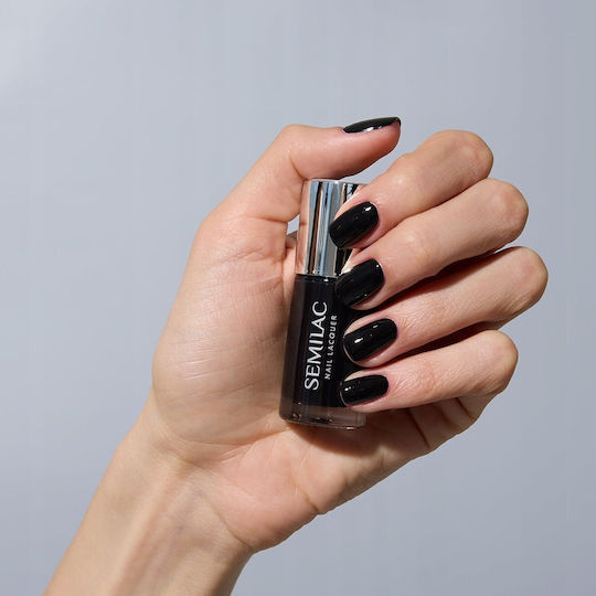 Semilac Klassischer Gel Nagellack 109 Klassisch Schwarz 9ml