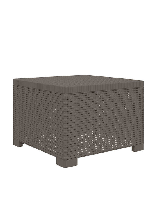 Outdoor Corner Sofa Made of Polypropylene with Cushions