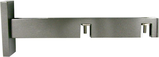 Gray Wall Curtain Rail Base