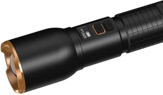 Duracell Rechargeable LED Flash Light IP54 with Maximum Brightness 500lm