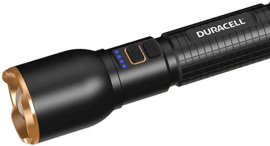 Duracell Rechargeable LED Flash Light IP54 with Maximum Brightness 3000lm