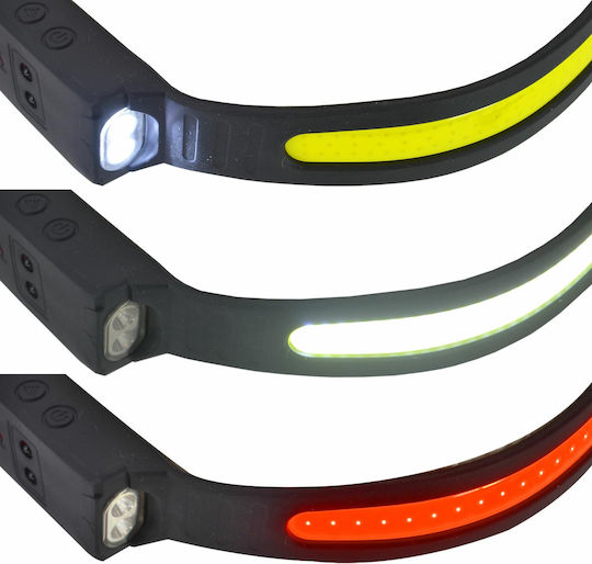 AWTools Επαναφορτιζόμενος Φακός Κεφαλής LED με Μέγιστη Φωτεινότητα 450lm