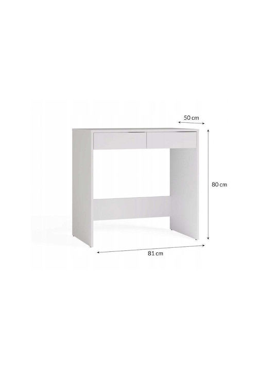 Bodenstehende Schminktisch Schlafzimmer Holz Weiß 81x50x80cm