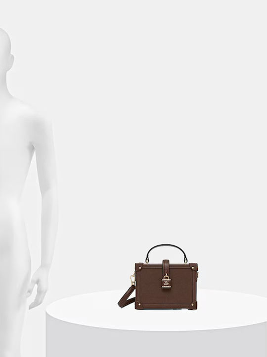 Leather Women's Shoulder Bag Brown