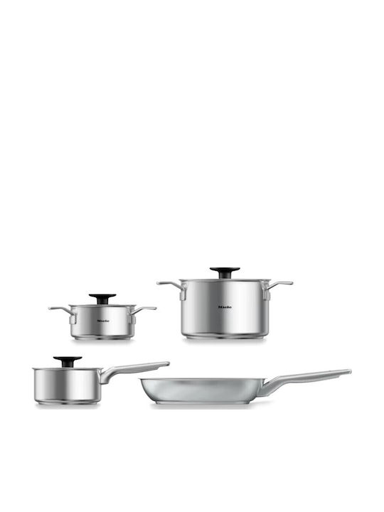 Miele Cookware Set from Stainless Steel with Non-stick Coating 4 Pieces