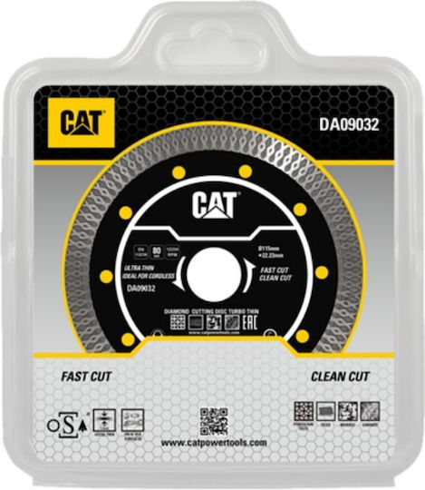 CAT Δίσκος Κοπής Δομικών Υλικών 125mm