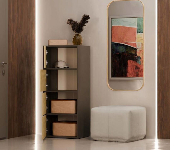Чекмеджета Графо Алма Дървена Антрацит 50x40x119см